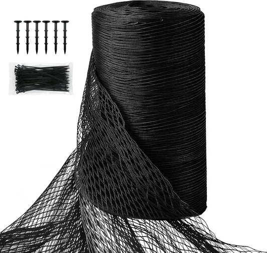 Heavy Duty Bird Netting for Chicken Coop 25x100FT, 1'' Garden Net