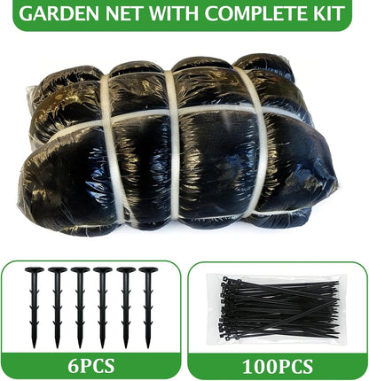 Heavy Duty Bird Netting for Chicken Coop 25x100FT, 1'' Garden Net