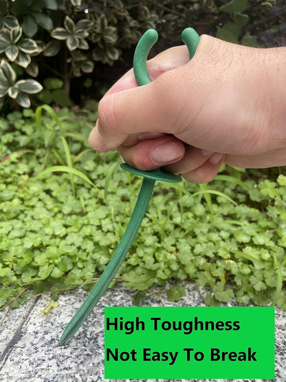 20 Pcs Green Garden Hose Guide Stakes