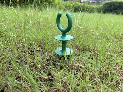 20 Pcs Green Garden Hose Guide Stakes