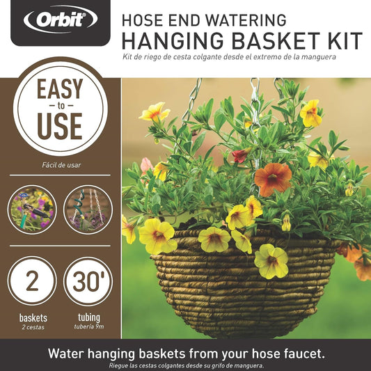 56311 Hanging Basket Drip Irrigation Drip Watering Kit with Flex Misters