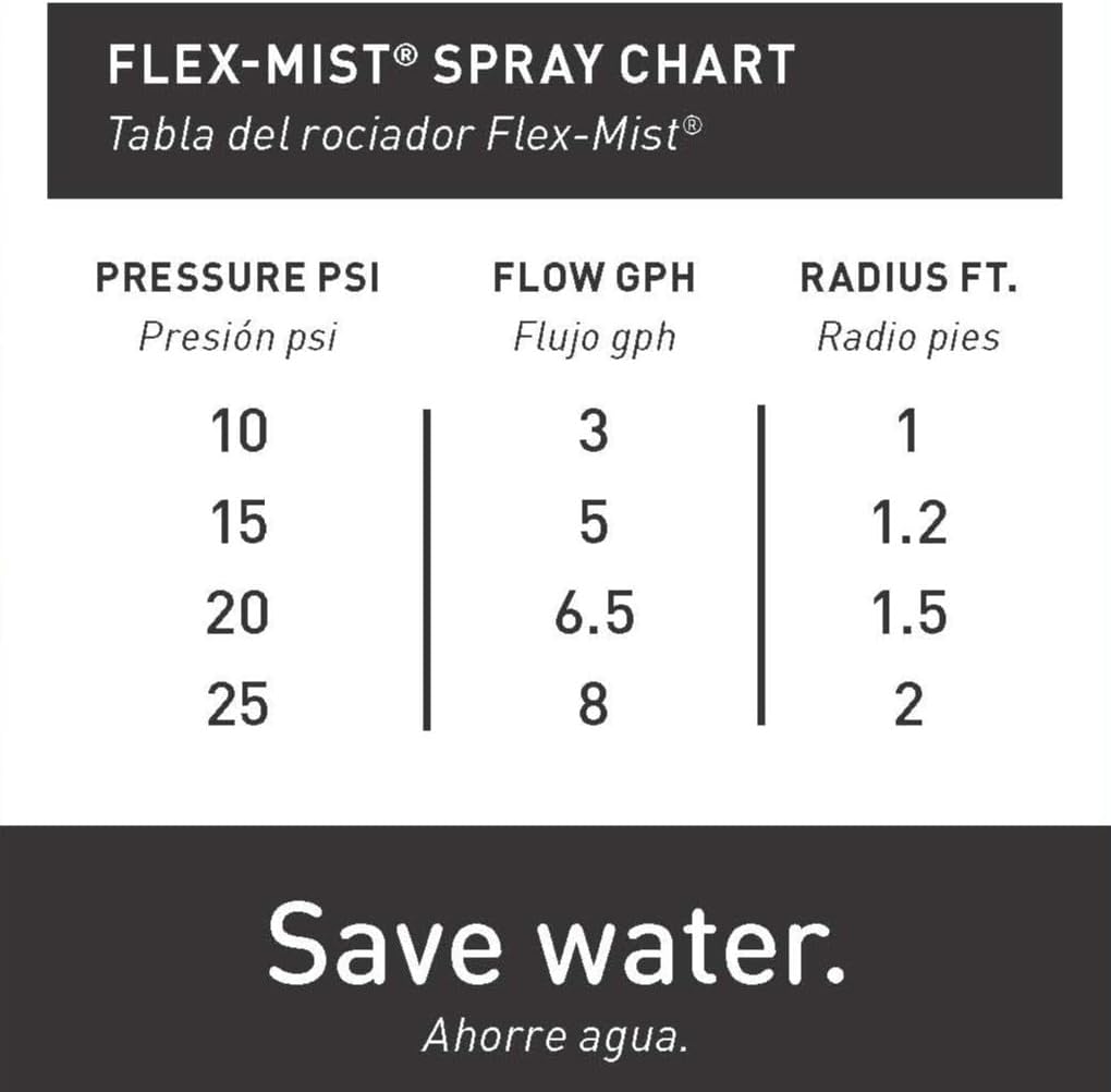 56311 Hanging Basket Drip Irrigation Drip Watering Kit with Flex Misters