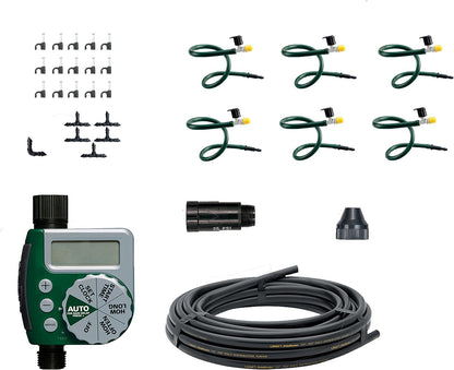 56311 Hanging Basket Drip Irrigation Drip Watering Kit with Flex Misters