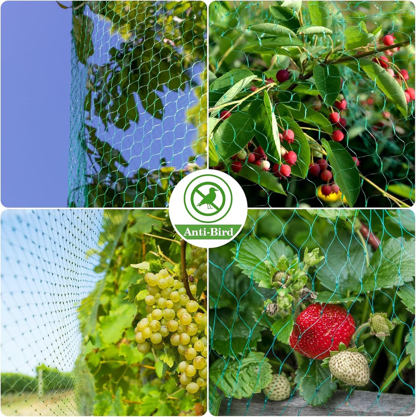 Bird Netting for Garden 13x33ft - Mesh Net for Garden Protection
