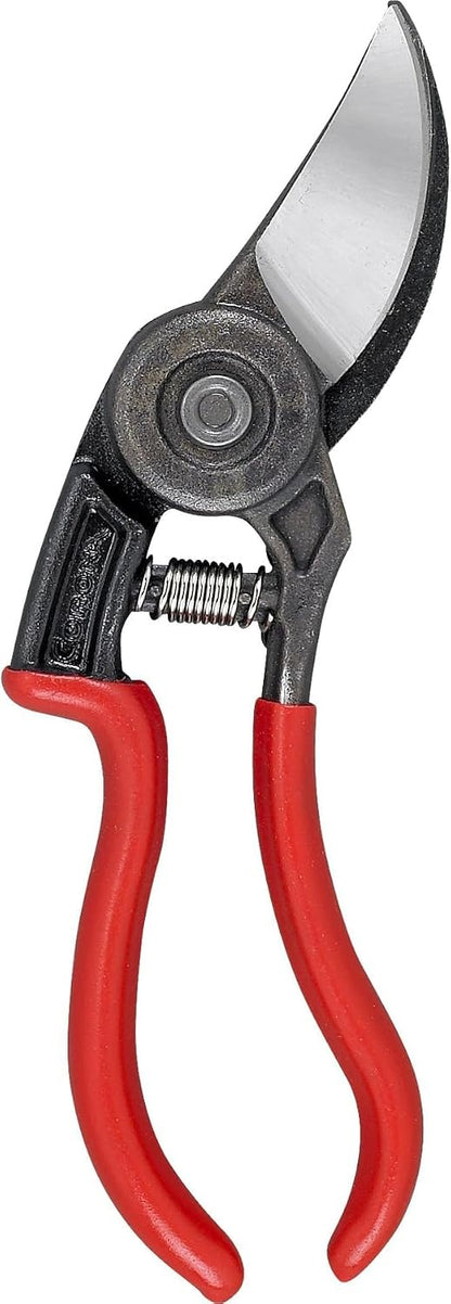 Corona BP 3640 Forged Steel ErgoACTION Angled Bypass Hand Pruner - 3/4 inch Cut Capacity Stem and Branch Garden Shears, Red