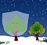 Plant Covers Freeze Protection H48 x55 0.9oz Plant Frost Protection Covers Plant Protection Winter Cover Drawstring Bags Cold Frost Blanket,White - Colors A