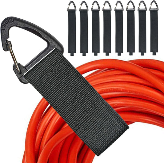ZTSXLLIM Extension Cord Organizer Garage Organization with Carabiner 8 Pack