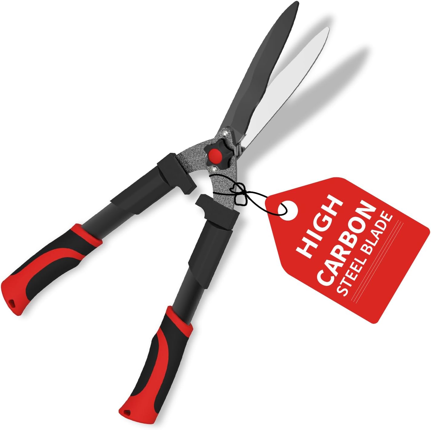 23" Heavy Duty Hedge Shears, 9" Wavy Blade Clippers