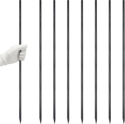 Straight Rebar Stakes 24 Inch Ground Concrete Form Stakes Heavy Duty