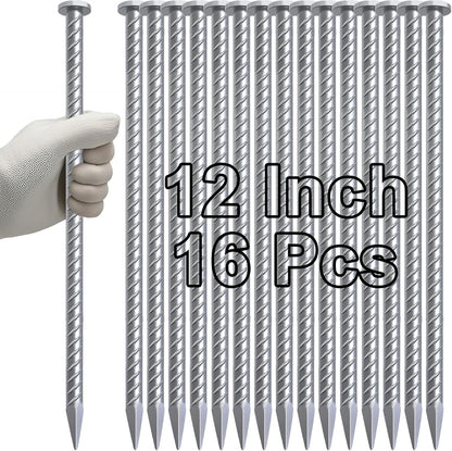 Straight Rebar Stakes 24 Inch Ground Concrete Form Stakes Heavy Duty
