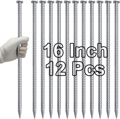 Straight Rebar Stakes 24 Inch Ground Concrete Form Stakes Heavy Duty