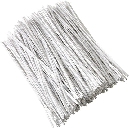 300 pcs 5 inch Plastic Black Twist Ties, Cable Ties, for Bags, Gardening Tools
