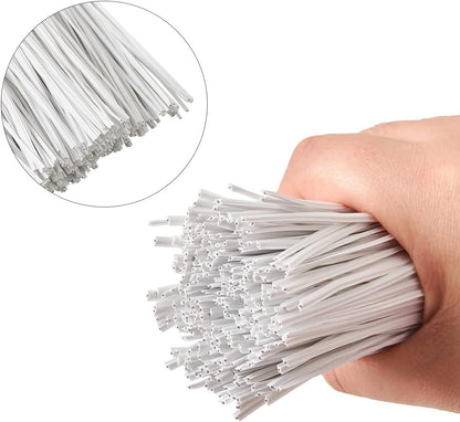 300 pcs 5 inch Plastic Black Twist Ties, Cable Ties, for Bags, Gardening Tools