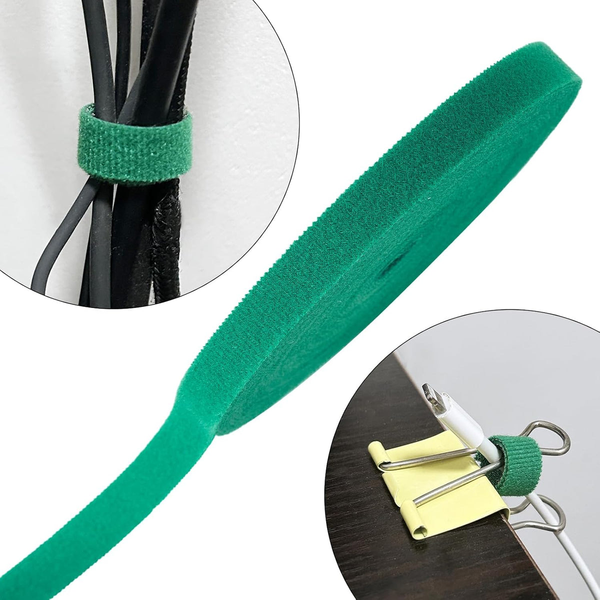 1 roll Garden Tie Green Tape Twist Ties for Plants Tomato Plant Support for Effective Growing for Climbing Plants,Reusable Adjustable Garden Plant Ties Gardening Strap