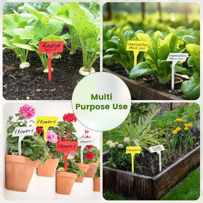 Outdoor Plastic Plant Labels 30 Pack 11.8 inch Outdoor