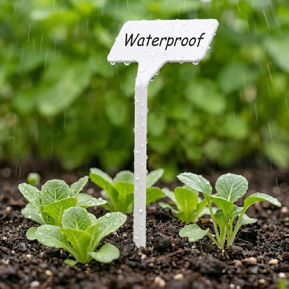 Outdoor Plastic Plant Labels 30 Pack 11.8 inch Outdoor