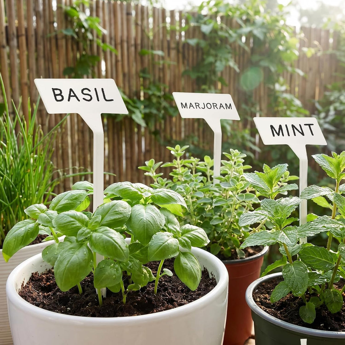 Outdoor Plastic Plant Labels 30 Pack 11.8 inch Outdoor