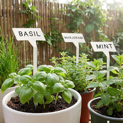 Outdoor Plastic Plant Labels 30 Pack 11.8 inch Outdoor