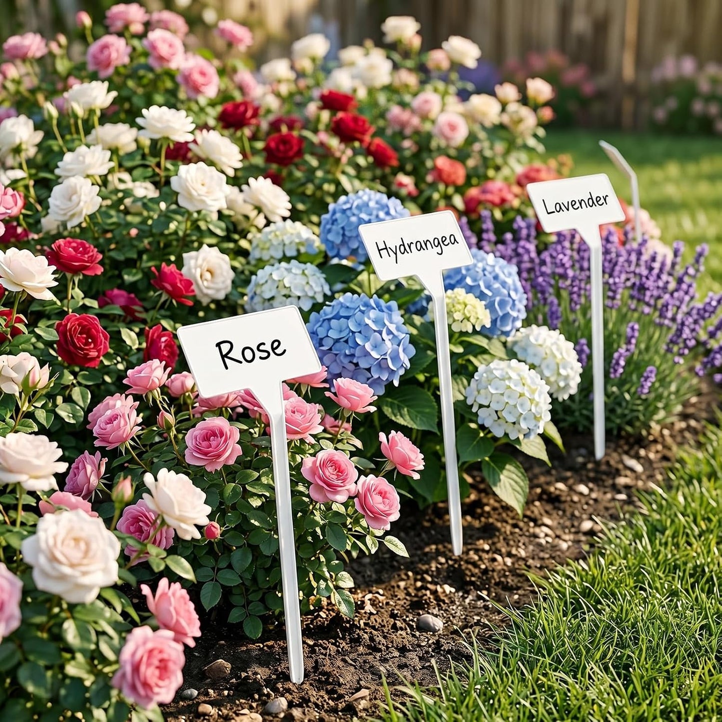 Outdoor Plastic Plant Labels 30 Pack 11.8 inch Outdoor