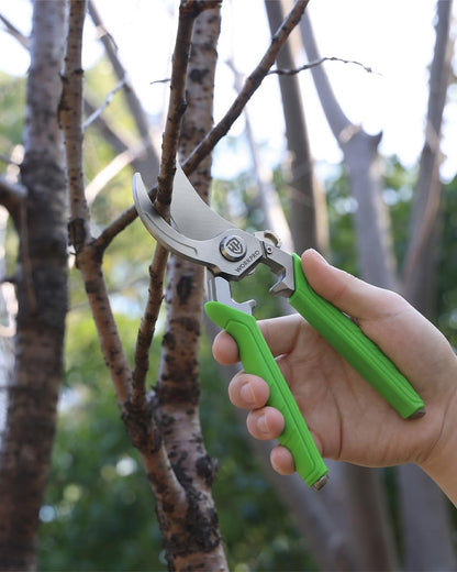 8.5" Bypass Pruning Shears, Professional Forged Garden Shears