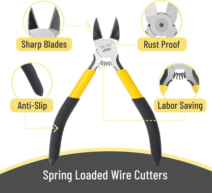 Wire Cutter, 6 Inch, Wire Cutters, Diagonal Wire Cutters