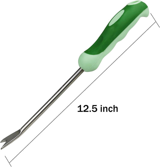 Dandelion Weeder Tool Weed Puller Tool Crack Weeder Manual Hand Weeder V-Shaped Weeding Fork with Ergonomic Handle