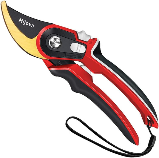 Garden Shears, Heavy Duty Garden Pruning Shears, Sharp Gardening Scissors