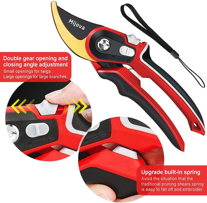 Garden Shears, Heavy Duty Garden Pruning Shears, Sharp Gardening Scissors