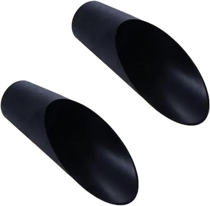 2Pcs Black Bonsai Soil Shovels, Stew Scoop, Shovel, Plastic Garden Soil, Shovel, Colourful Garden Tools for Flower Planting, Bonsai, Stew Tools