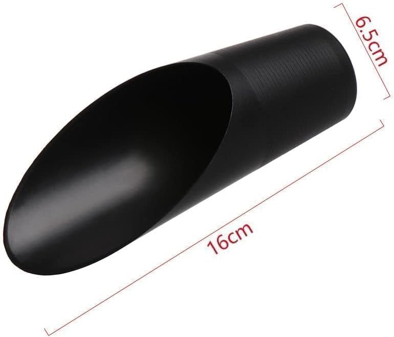 2Pcs Black Bonsai Soil Shovels, Stew Scoop, Shovel, Plastic Garden Soil, Shovel, Colourful Garden Tools for Flower Planting, Bonsai, Stew Tools
