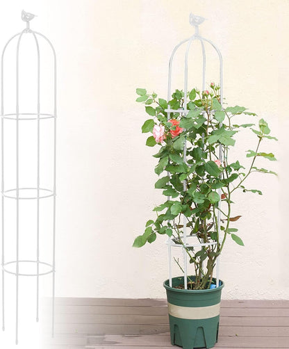 2PCS 6FT Obelisk Trellis for Climbing Plants, Garden Tower Trellis