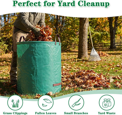 72 Gallon Reusable Yard Waste Bags, 3 Pack