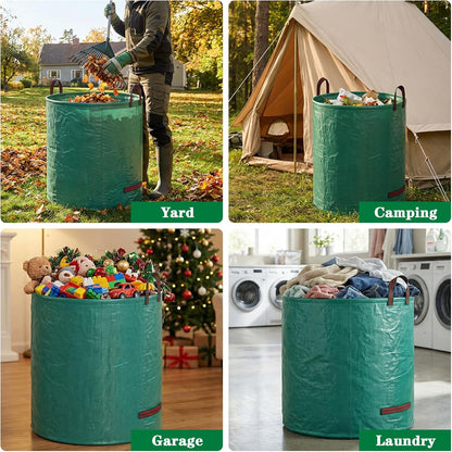 72 Gallon Reusable Yard Waste Bags, 3 Pack