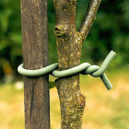 Garden Twist Tie - Soft UV Stabilised, Rust Proof, Soft-Tree Tie - 26.3' - Rubber Compound/Galvanized Steel