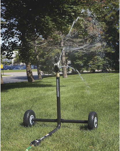 Wheeled Sprinkler, 63 GPM, 5 Nozzles, 150ft. Coverage
