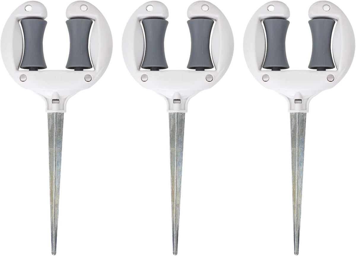 Hose Guide Spike Holder hose guides for garden Garden Hose Guide Spike Anti Skid Soft Water Pipe Positioning Top Pulleys hose guide for Flower Beds Carritos