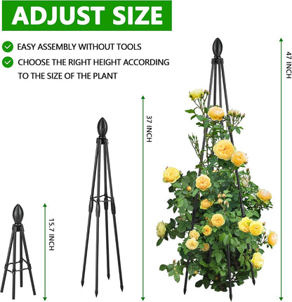 2 Pack Garden Trellis for Climbing Plants