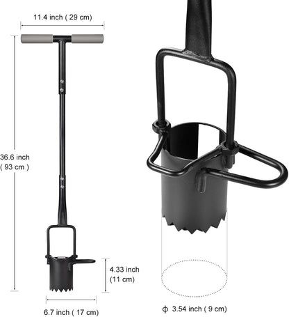 Sod Plugger, Bulb Planter Grass Plug Tool for Digging Holes