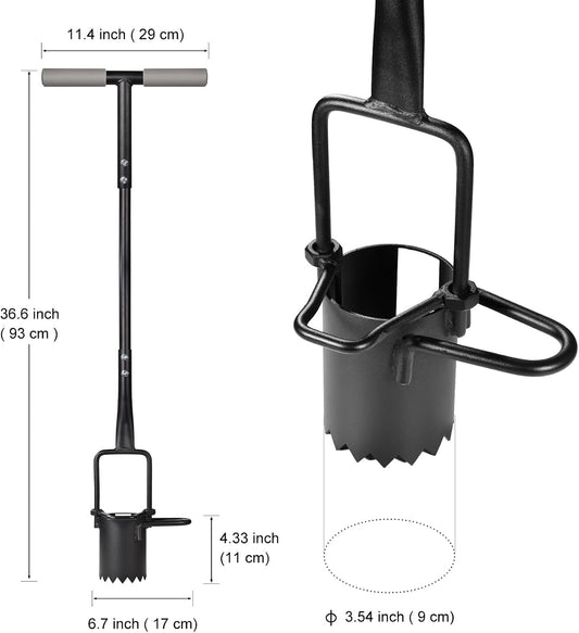 Sod Plugger, Bulb Planter Grass Plug Tool for Digging Holes