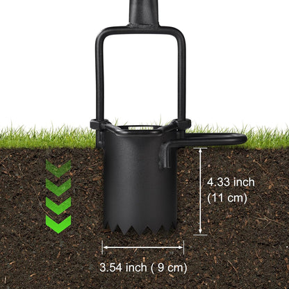 Sod Plugger, Bulb Planter Grass Plug Tool for Digging Holes