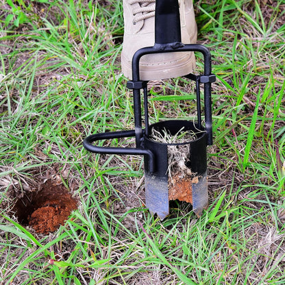 Sod Plugger, Bulb Planter Grass Plug Tool for Digging Holes