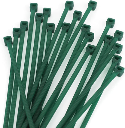 Green Zip Ties 6 Inch Plastic Wire Ties 100PCS Heavy Duty