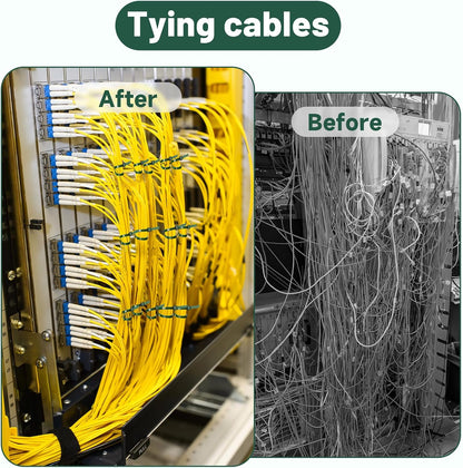 Green Zip Ties 6 Inch Plastic Wire Ties 100PCS Heavy Duty