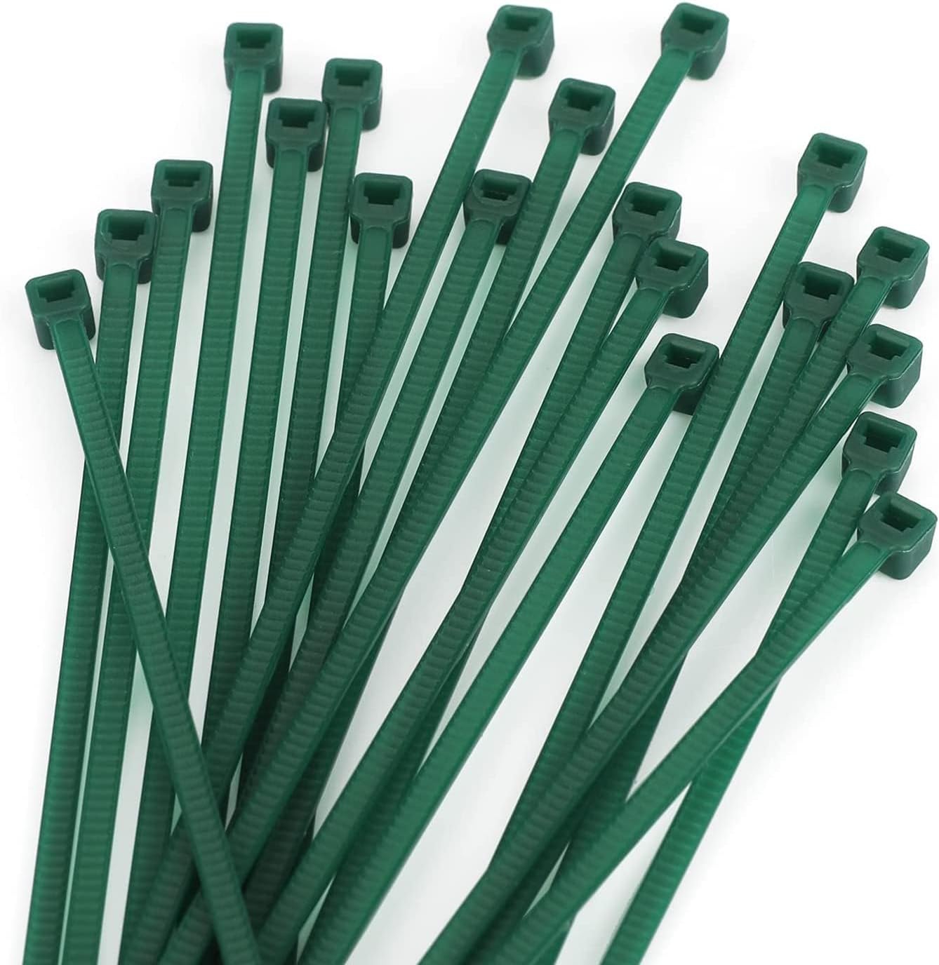 Green Zip Ties 6 Inch Plastic Wire Ties 100PCS Heavy Duty