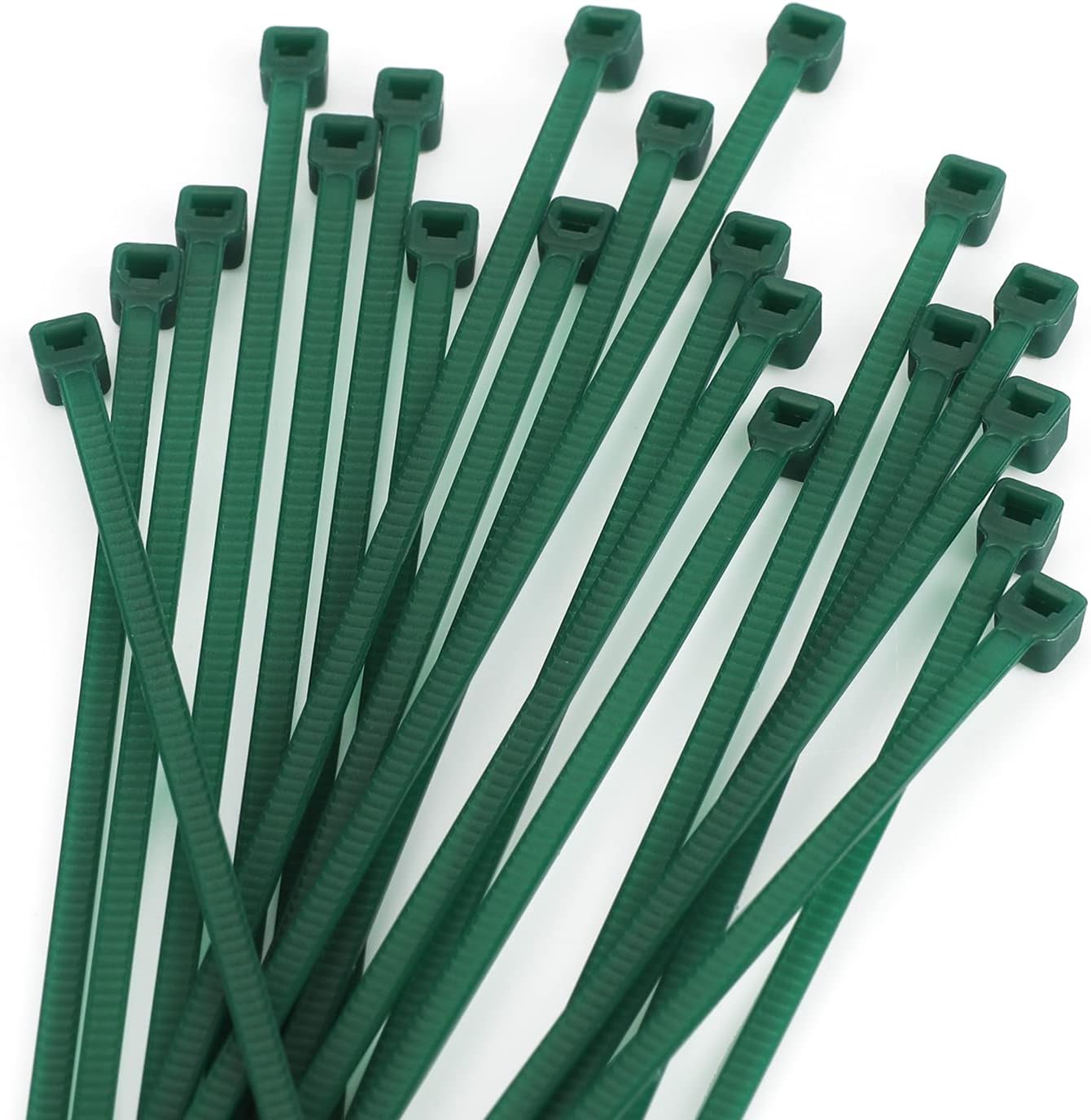 Green Zip Ties 6 Inch Plastic Wire Ties 100PCS Heavy Duty
