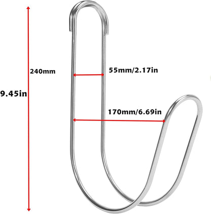Garden Hose Holder Water Hose Hanger Wall Mounted,304Stainless Steel Solid Hose Hook Holds Up to 50Ft Garden Hose, Expandable Hose, Water Hose(Black Paint 1pcs)