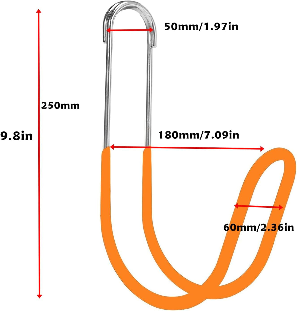 Garden Hose Holder Water Hose Hanger Wall Mounted,304Stainless Steel Solid Hose Hook Holds Up to 50Ft Garden Hose, Expandable Hose, Water Hose(Black Paint 1pcs)