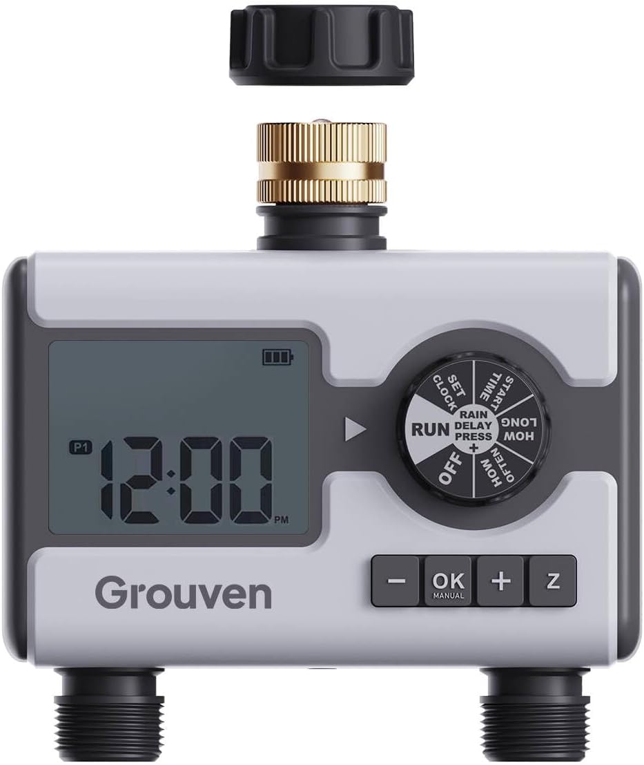 WiFi Sprinkler Timer 2 Outlet APP Control via 2.4Ghz for Garden