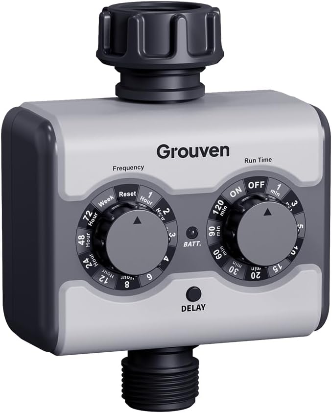 WiFi Sprinkler Timer 2 Outlet APP Control via 2.4Ghz for Garden