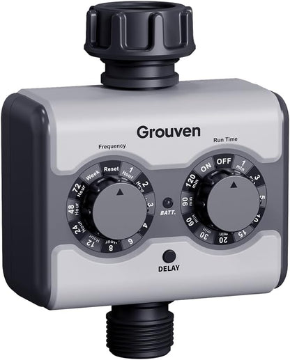 WiFi Sprinkler Timer 2 Outlet APP Control via 2.4Ghz for Garden